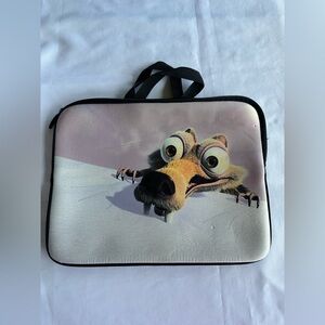 Scrat From Ice Age Laptop Sleeve Carry Case 14”x10”